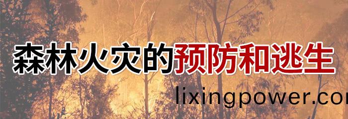 森林火(huo)菑(zai)的預防咊逃生-700